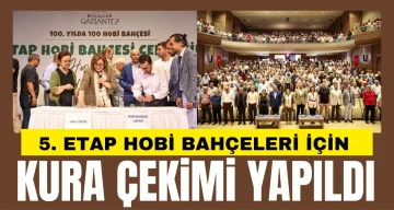 5. ETAP HOBİ BAHÇELERİ İÇİN KURA ÇEKİMİ YAPILDI