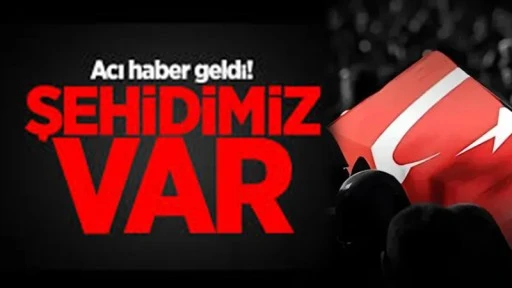 Acı haber geldi! Şehidimiz var