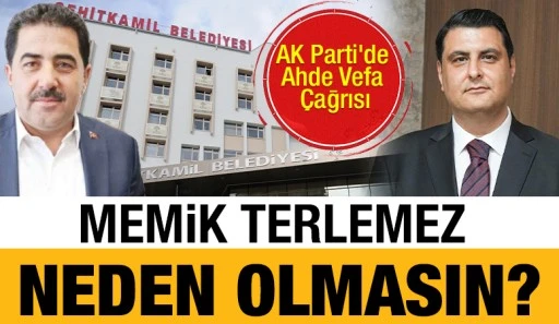 AK Parti&rsquo;de Ahde Vefa &Ccedil;ağrısı: Memik Terlemez, Neden Olmasın?