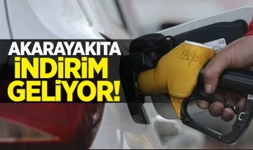 Akaryakıta indirim geliyor...