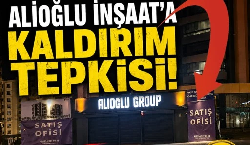 Alioğlu İnşaat&rsquo;a Kaldırım Tepkisi!