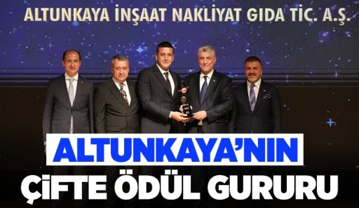 Altunkaya’nın Çifte Ödül Gururu