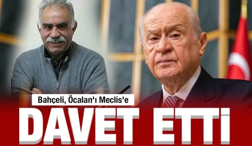 Bahçeli, Öcalan'ı Meclis'e davet etti