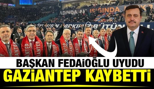 BAŞKAN FEDAİOĞLU UYUDU GAZİANTEP KAYBETTİ