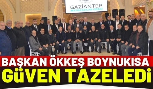 Başkan &Ouml;kkeş Boynukısa G&uuml;ven Tazeledi