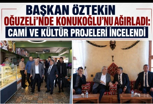Başkan &Ouml;ztekin Oğuzeli&rsquo;nde Konukoğlu&rsquo;nu Ağırladı: Cami ve K&uuml;lt&uuml;r Projeleri İncelendi