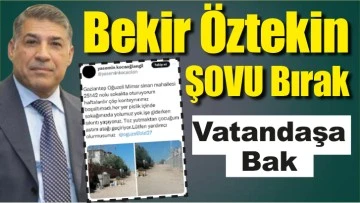 Bekir Öztekin ŞOVU Bırak Vatandaşa Bak