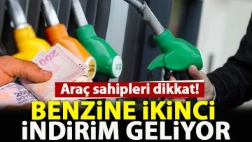 Benzine ikinci indirim geliyor