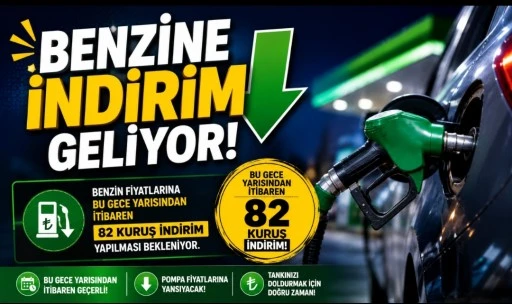 Benzine indirim geliyor!