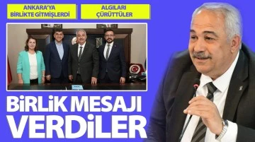 Birlik mesajı verdiler