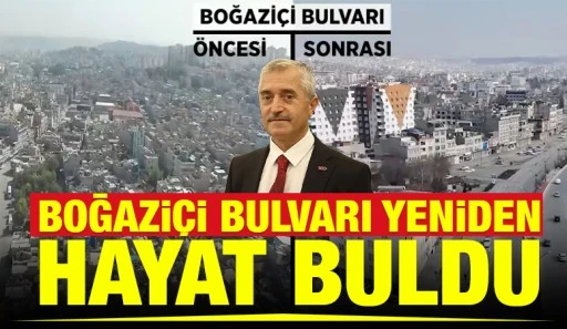 Boğazi&ccedil;i Bulvarı Yeniden Hayat Buldu