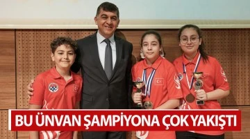 BU ÜNVAN ŞAMPİYONA ÇOK YAKIŞTI