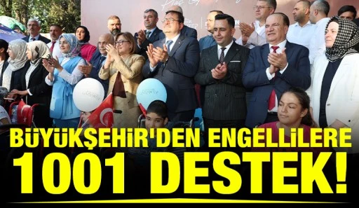  B&Uuml;Y&Uuml;KŞEHİR&rsquo;DEN ENGELLİLERE 1001 DESTEK!