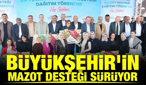 B&Uuml;Y&Uuml;KŞEHİR&rsquo;İN MAZOT DESTEĞİ S&Uuml;R&Uuml;YOR