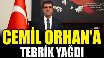 Cemil Orhan'a tebrik yağdı