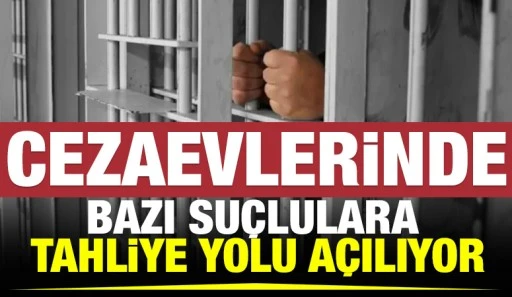 Cezaevlerinde bazı suçlulara tahliye yolu açılıyor