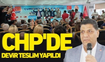 CHP'de devir teslim yapıldı