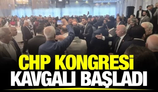 CHP Kongresi Kavgalı Başladı