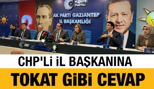 CHP'li İl Başkanına Tokat Gibi Cevap
