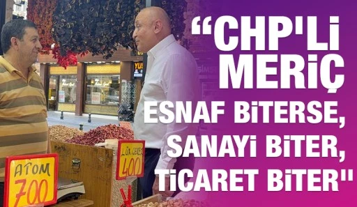 &ldquo;CHP&rsquo;li Meri&ccedil;: Esnaf biterse, sanayi biter, ticaret biter&rdquo;