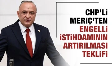 CHP’Lİ Meriç'ten engelli istihdamının artırılması teklifi
