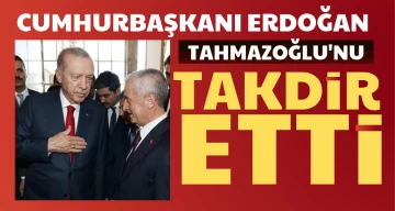 Cumhurbaşkanı Erdoğan, Tahmazoğlu'nu takdir etti 