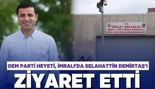 DEM Parti Heyeti, İmralı'da Selahattin Demirtaş'ı Ziyaret Etti