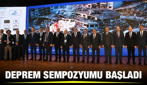 Deprem sempozyumu başladı