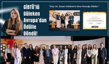 Doç. Dr. Zozan Güleken’e Onur Konuğu Ödülü