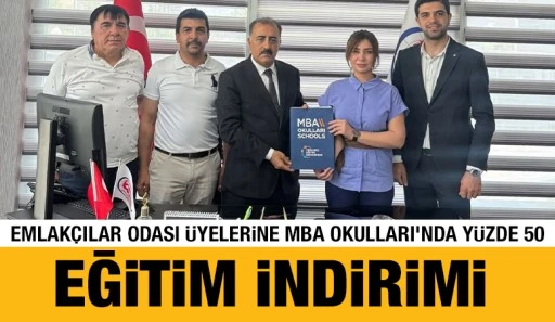 Emlak&ccedil;ılar Odası &Uuml;yelerine MBA Okulları&rsquo;nda Y&uuml;zde 50 Eğitim İndirimi