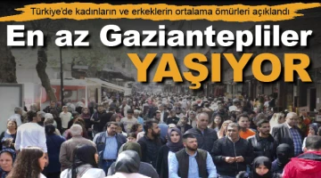 En az Gaziantepliler yaşıyor