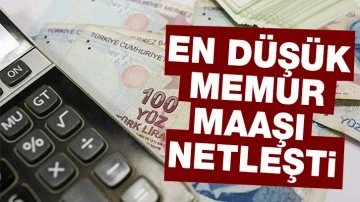 En düşük memur maaşı netleşti