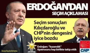 Erdoğan'dan seçim açıklaması: Seçim sonuçları Kılıçdaroğlu ve CHP'nin dengesini iyice bozdu