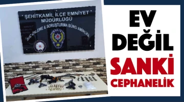 EV DEĞİL SANKİ CEPHANELİK!