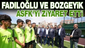 Fadıloğlu ve Bozgeyik, ASFK'yi ziyaret etti