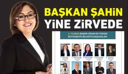 Fatma Şahin yine zirvede