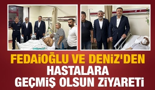 Fedaioğlu ve Deniz&rsquo;den Hastalara Ge&ccedil;miş Olsun Ziyareti