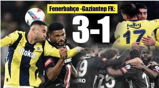 Fenerbahçe -Gaziantep FK: 3-1