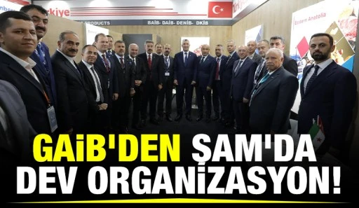 GAİB&rsquo;den Şam&rsquo;da dev organizasyon!