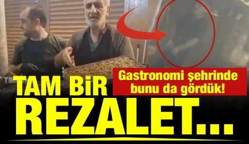 Gastronomi şehrinde bunu da g&ouml;rd&uuml;k! Tam bir rezalet...