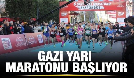 Gazi Yarı Maratonu Başlıyor
