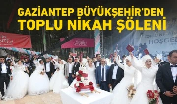 GAZİANTEP BÜYÜKŞEHİR’DEN TOPLU NİKAH ŞÖLENİ