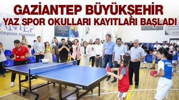 GAZİANTEP BÜYÜKŞEHİR YAZ SPOR OKULLARI KAYITLARI BAŞLADI