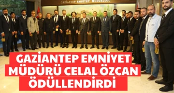 Gaziantep Emniyet Müdürü Celal Özcan ödüllendirdi 