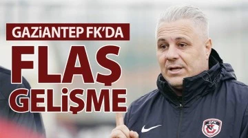 Gaziantep FK’da flaş gelişme