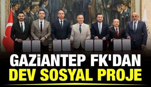 Gaziantep FK&rsquo;dan dev sosyal proje