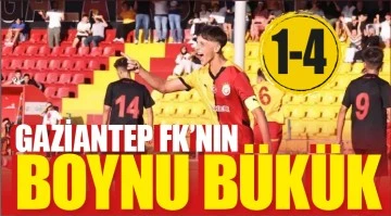 Gaziantep FK'nın boynu bükük: 1-4