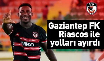 Gaziantep FK Riascos ile yolları ayırdı 