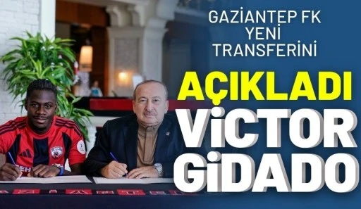 Gaziantep FK yeni transferini a&ccedil;ıkladı: Victor Gidado