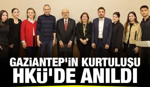 Gaziantep'in Kurtuluşu HKÜ'de anıldı